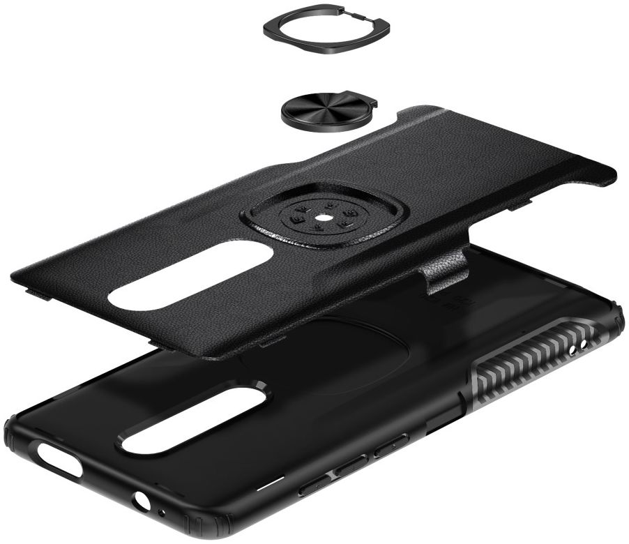 Xiaomi Mi 9T Hybride Hoesje met Kickstand Zwart afbeelding 2