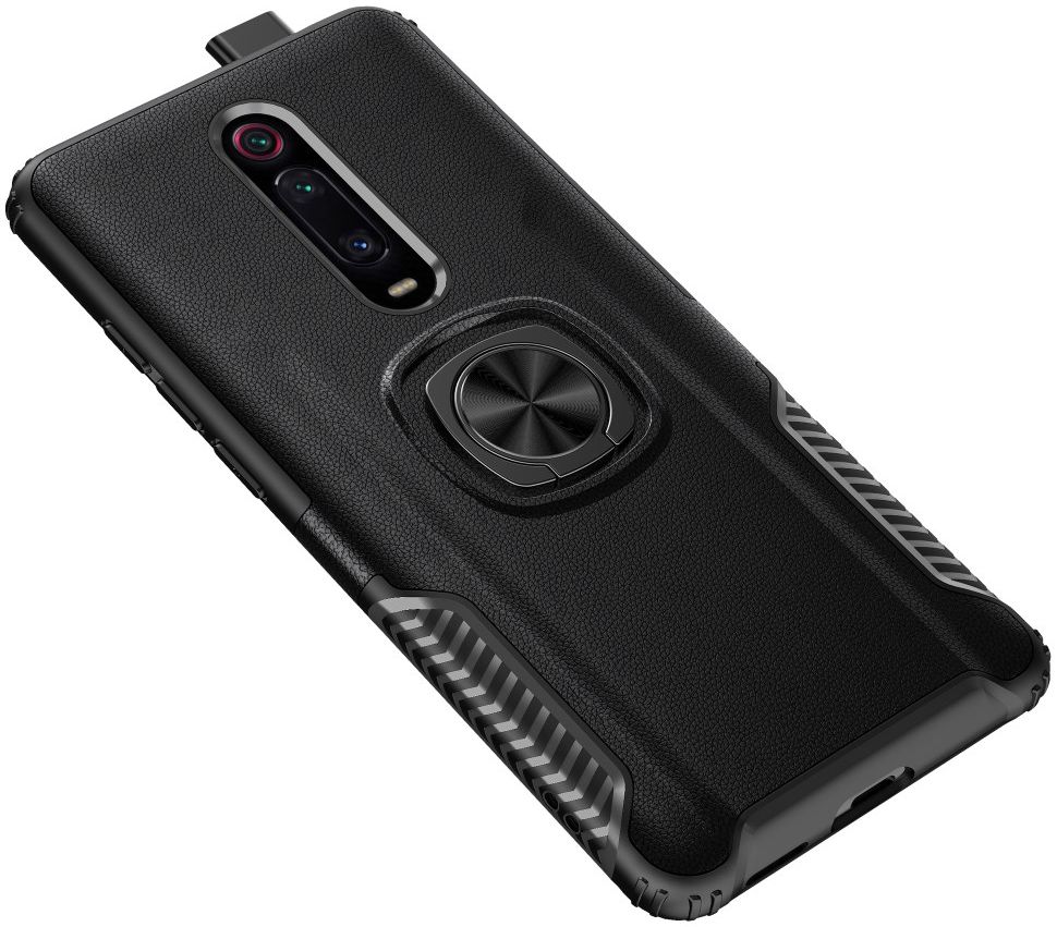 Xiaomi Mi 9T Hybride Hoesje met Kickstand Zwart afbeelding 5