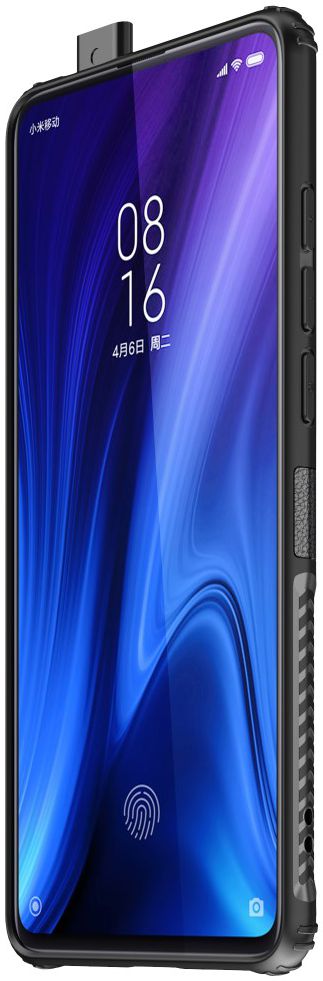 Xiaomi Mi 9T Hybride Hoesje met Kickstand Zwart afbeelding 8