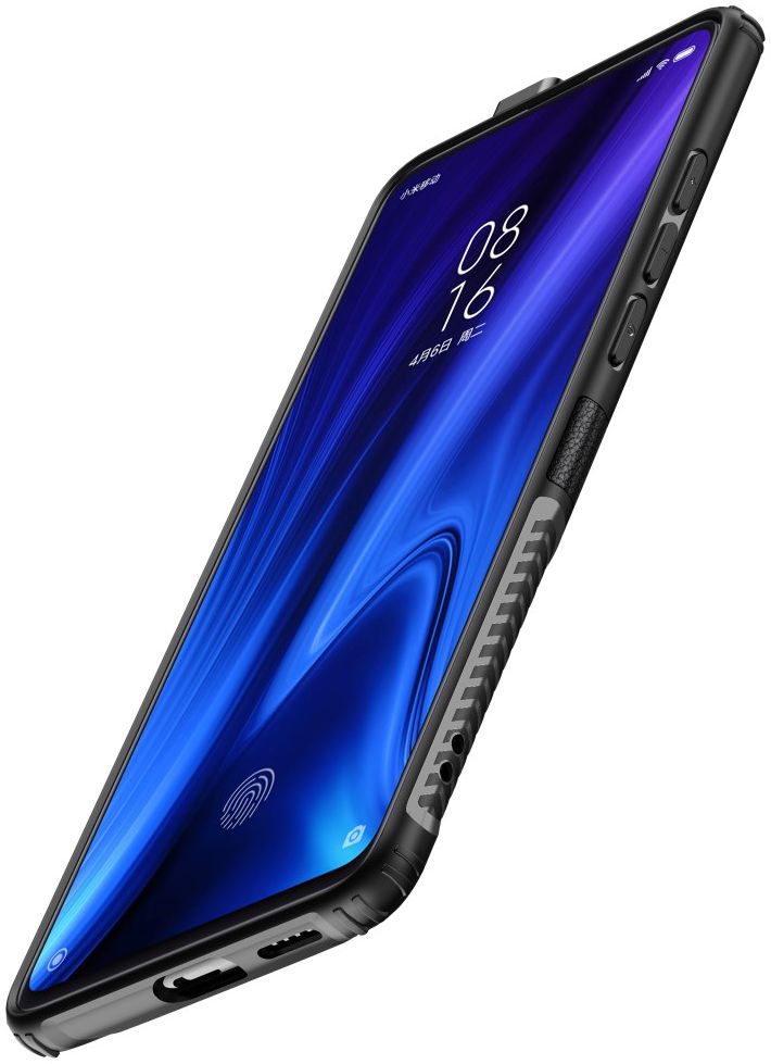 Xiaomi Mi 9T Hybride Hoesje met Kickstand Zwart afbeelding 9