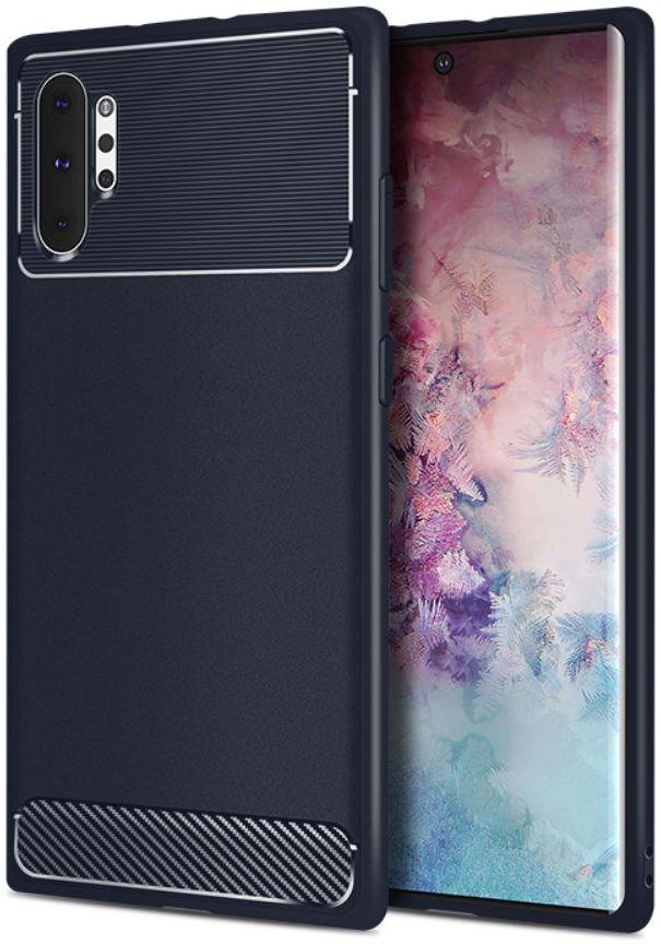 Samsung Galaxy Note 10 Plus Armour Series TPU Hoesje Blauw afbeelding 1