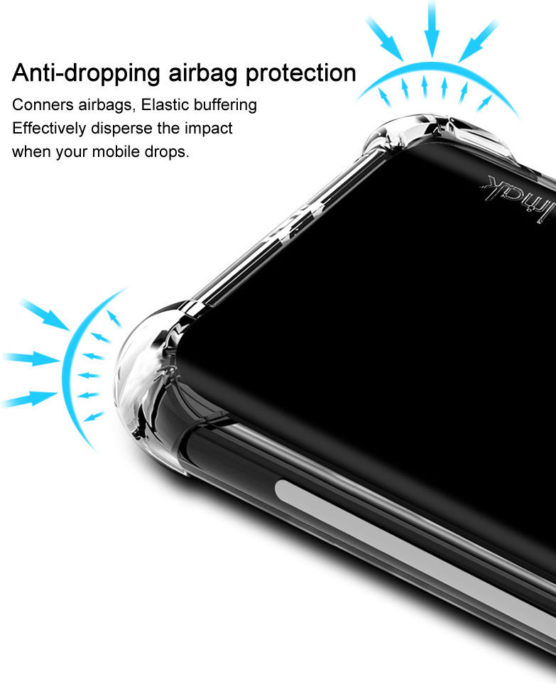 IMAK Samsung Galaxy Note 10 Plus Hoesje Schokbestendig TPU Transparant afbeelding 6