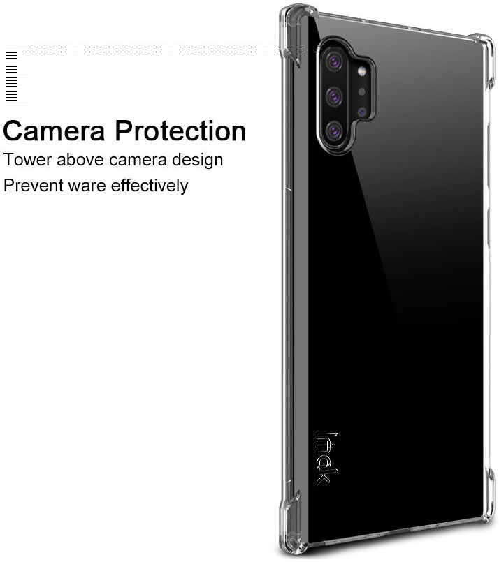 IMAK Samsung Galaxy Note 10 Plus Hoesje Schokbestendig TPU Transparant afbeelding 8