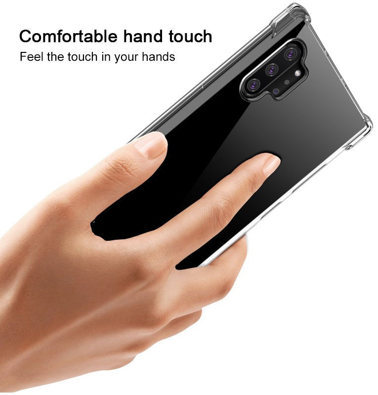 IMAK Samsung Galaxy Note 10 Plus Hoesje Schokbestendig TPU Transparant afbeelding 9