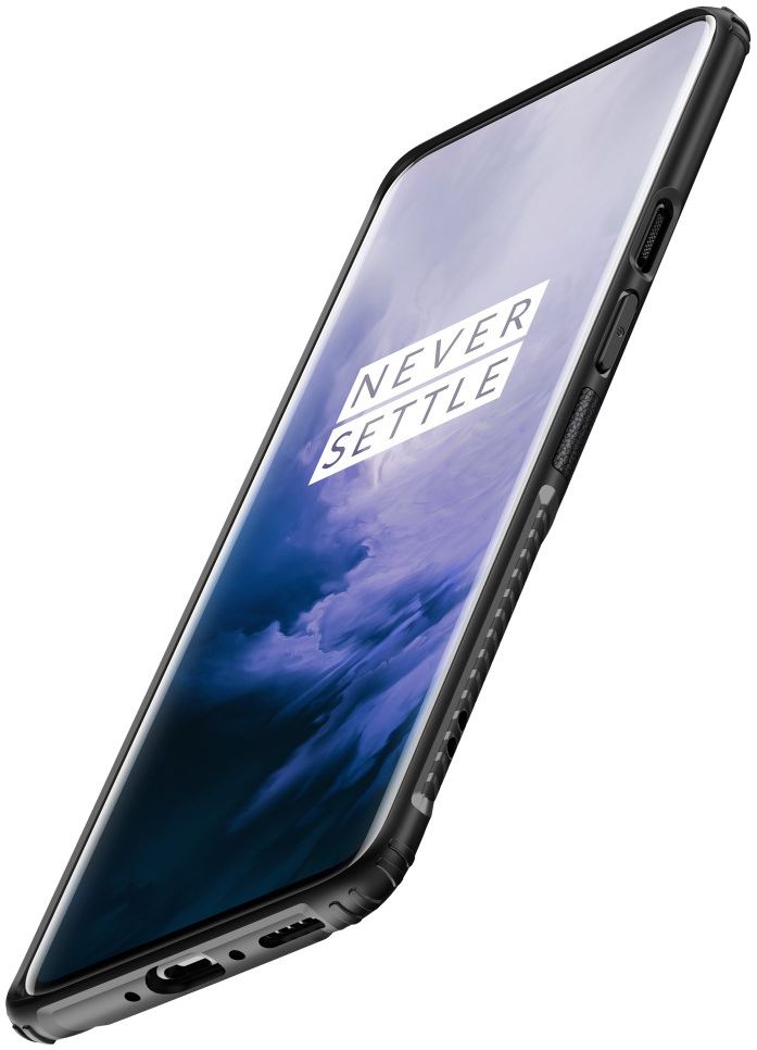 OnePlus 7 Pro Hybride Hoesje met Kickstand Zwart afbeelding 11