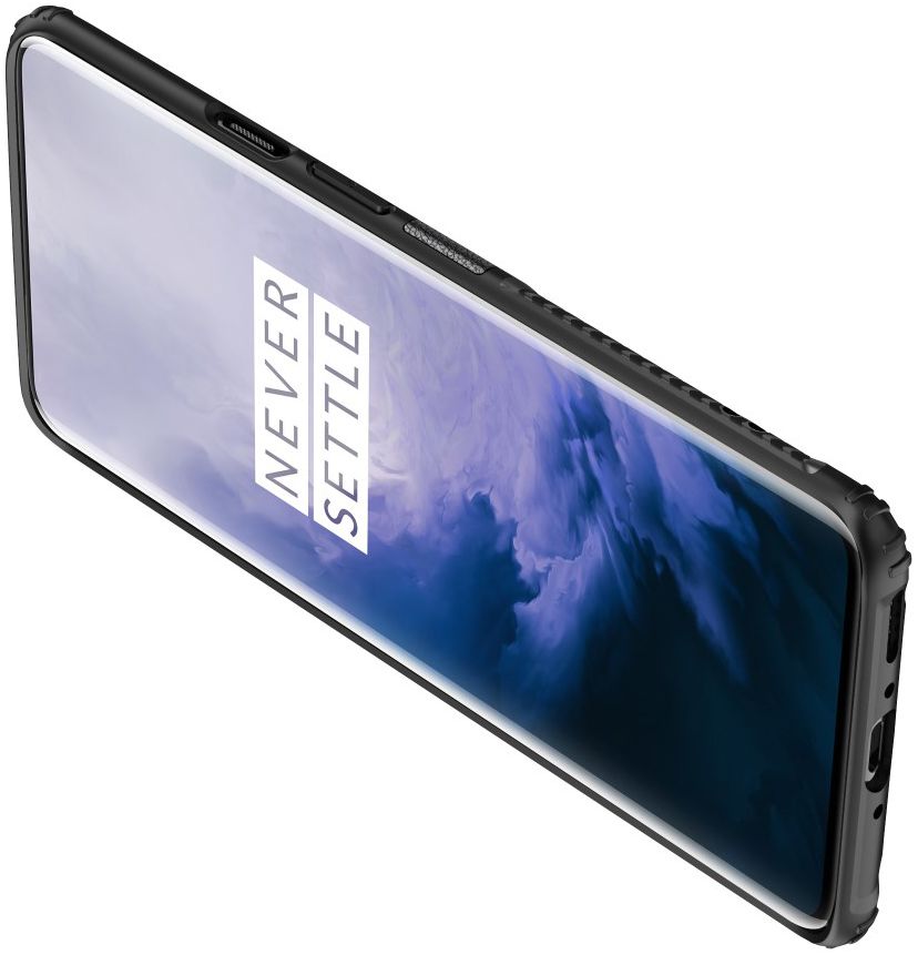 OnePlus 7 Pro Hybride Hoesje met Kickstand Zwart afbeelding 12