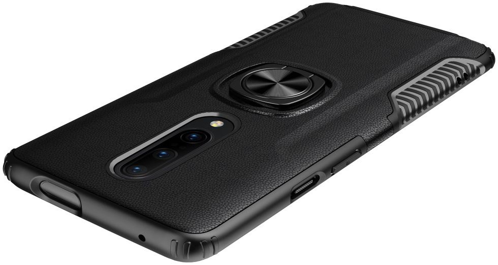OnePlus 7 Pro Hybride Hoesje met Kickstand Zwart afbeelding 8