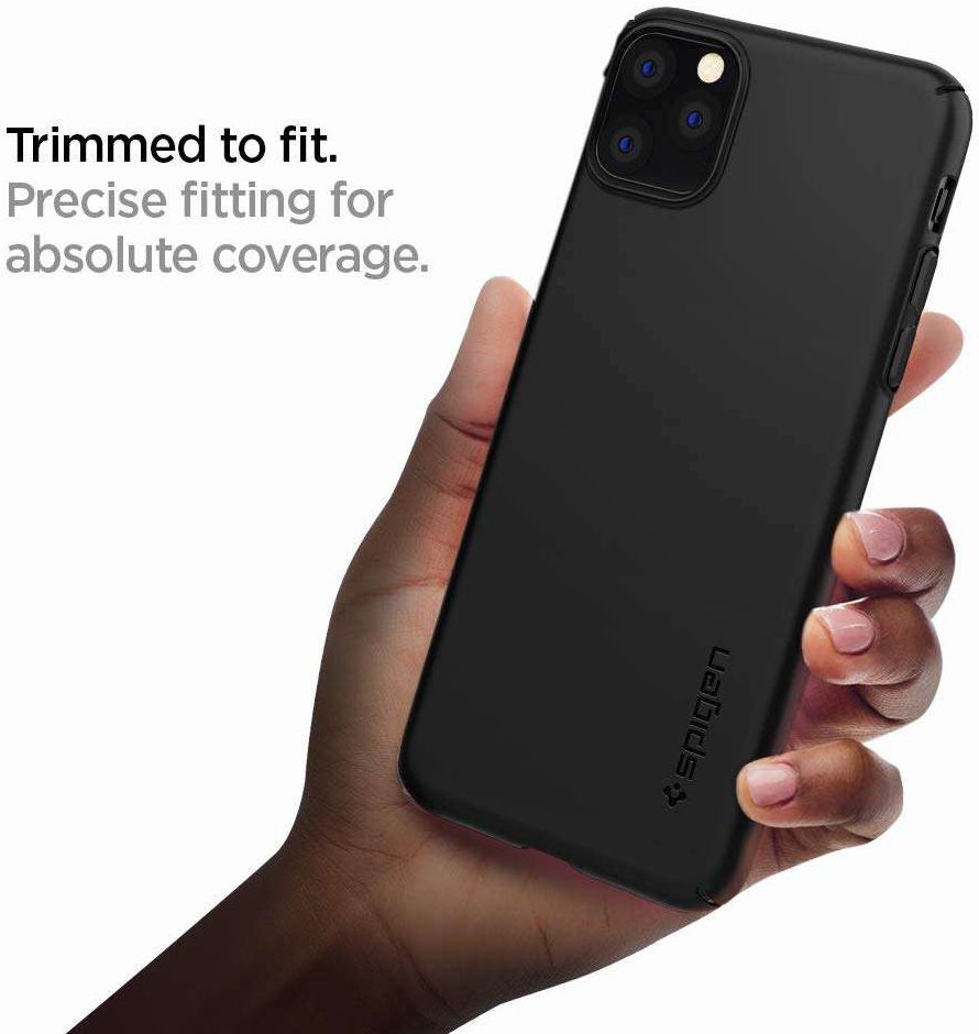 Spigen Thin Fit Air Apple iPhone 11 Pro Max Hoesje Zwart afbeelding 2