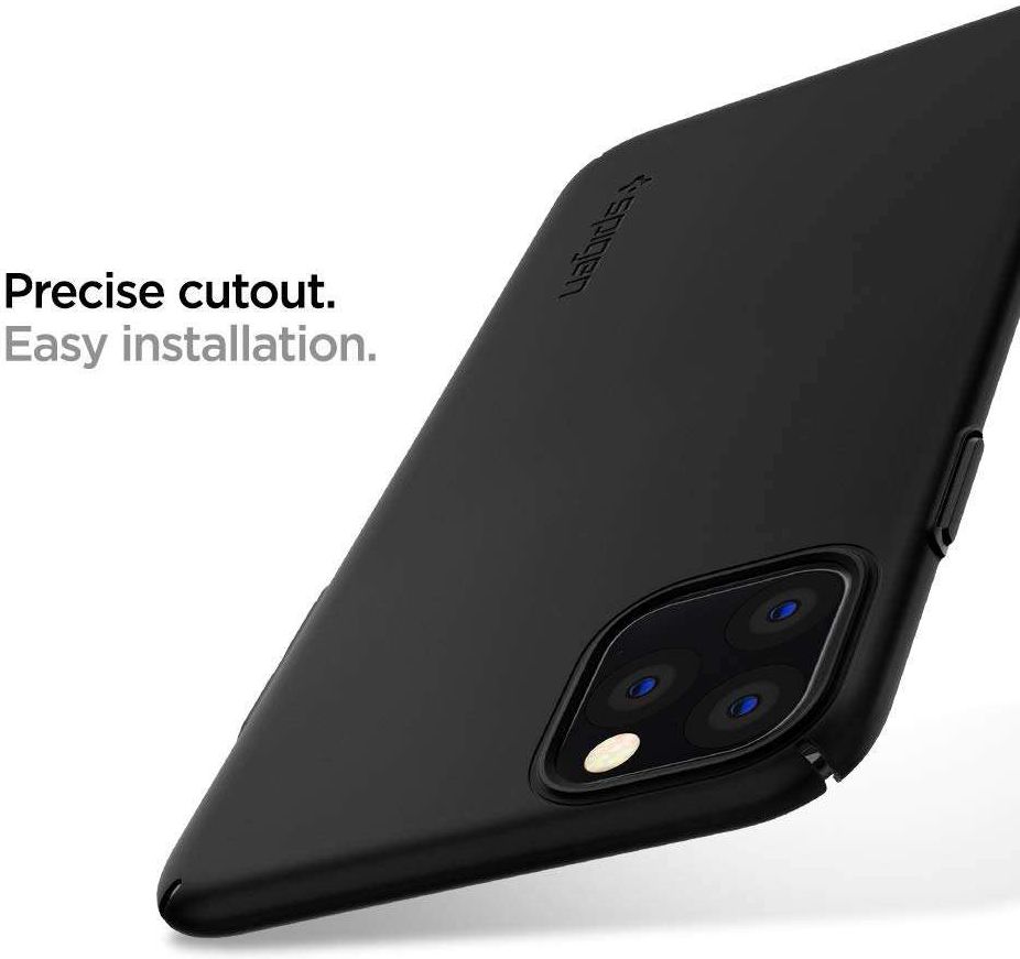 Spigen Thin Fit Air Apple iPhone 11 Pro Max Hoesje Zwart afbeelding 4