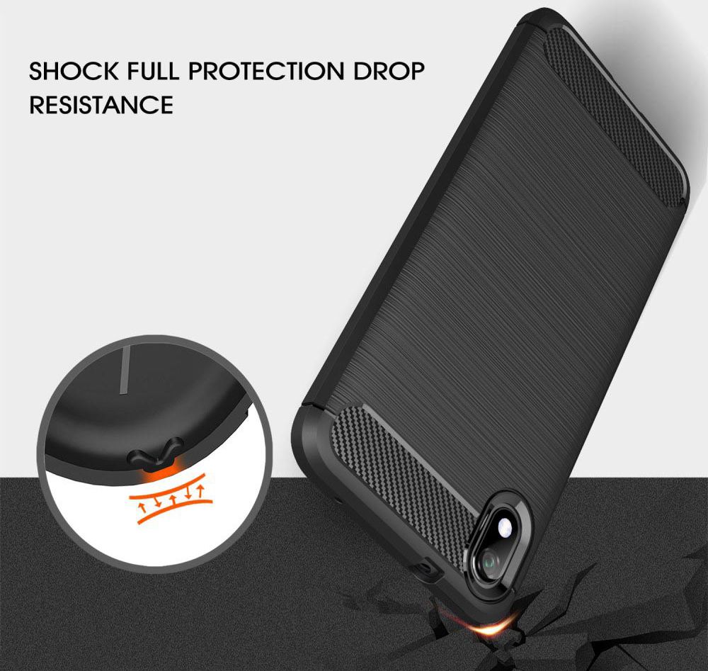 Xiaomi Mi Redmi 7A Geborsteld TPU Hoesje Rood afbeelding 5