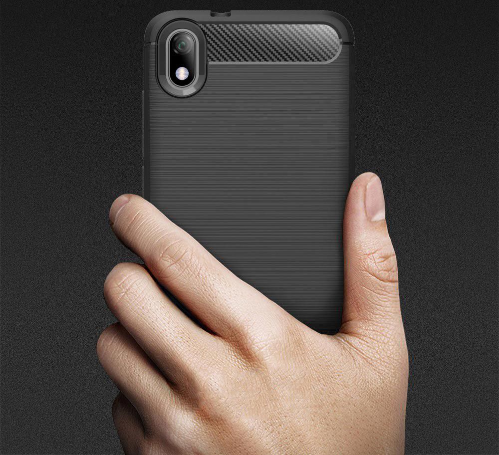 Xiaomi Mi Redmi 7A Geborsteld TPU Hoesje Rood afbeelding 7