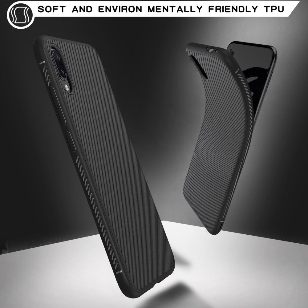 Xiaomi Mi Redmi 7A Twill Slim Texture Backcover Zwart afbeelding 6