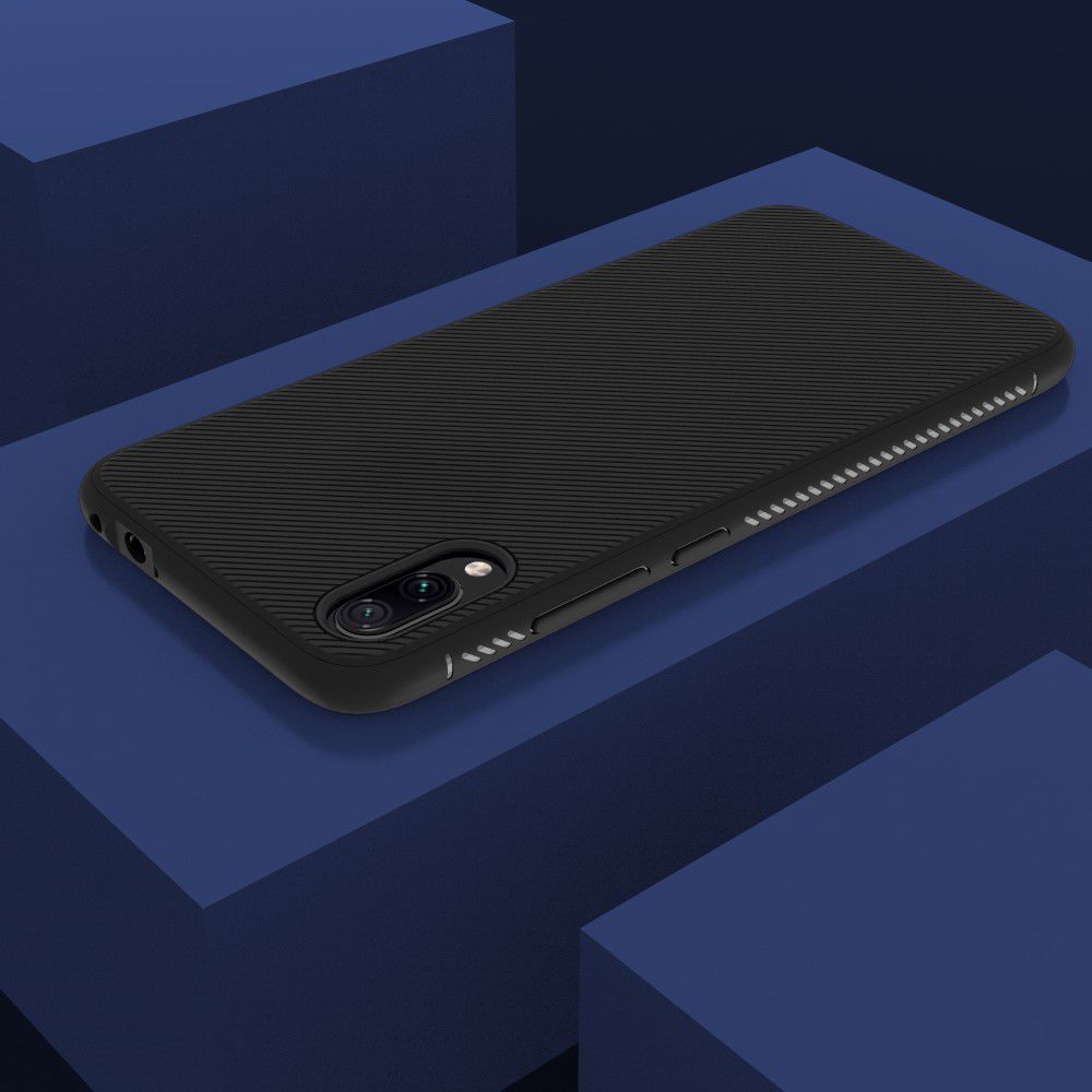 Xiaomi Mi Redmi 7A Twill Slim Texture Backcover Zwart afbeelding 10