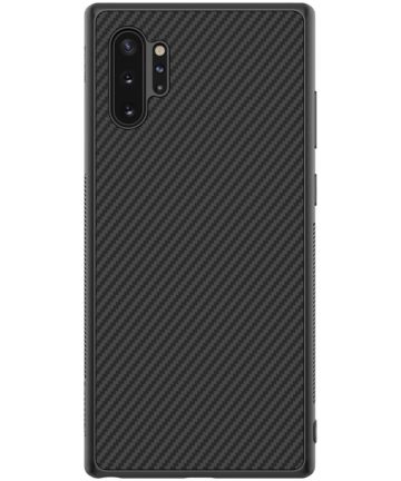 Nillkin Synthetic Fiber Hybride Galaxy Note 10 Plus Hoesje Zwart Hoesjes