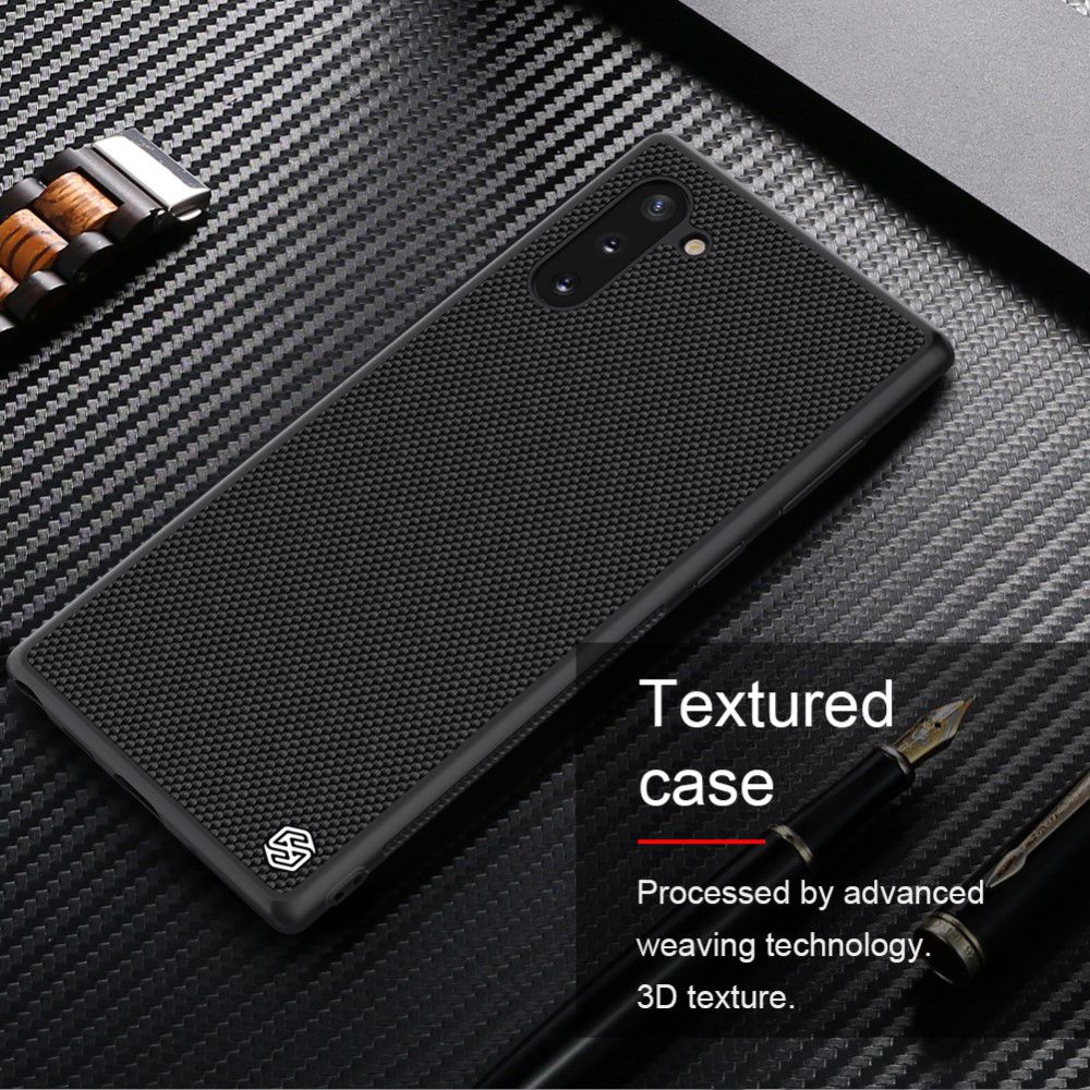 Nillkin Textured Hybride Samsung Galaxy Note 10 Hoesje Zwart afbeelding 10