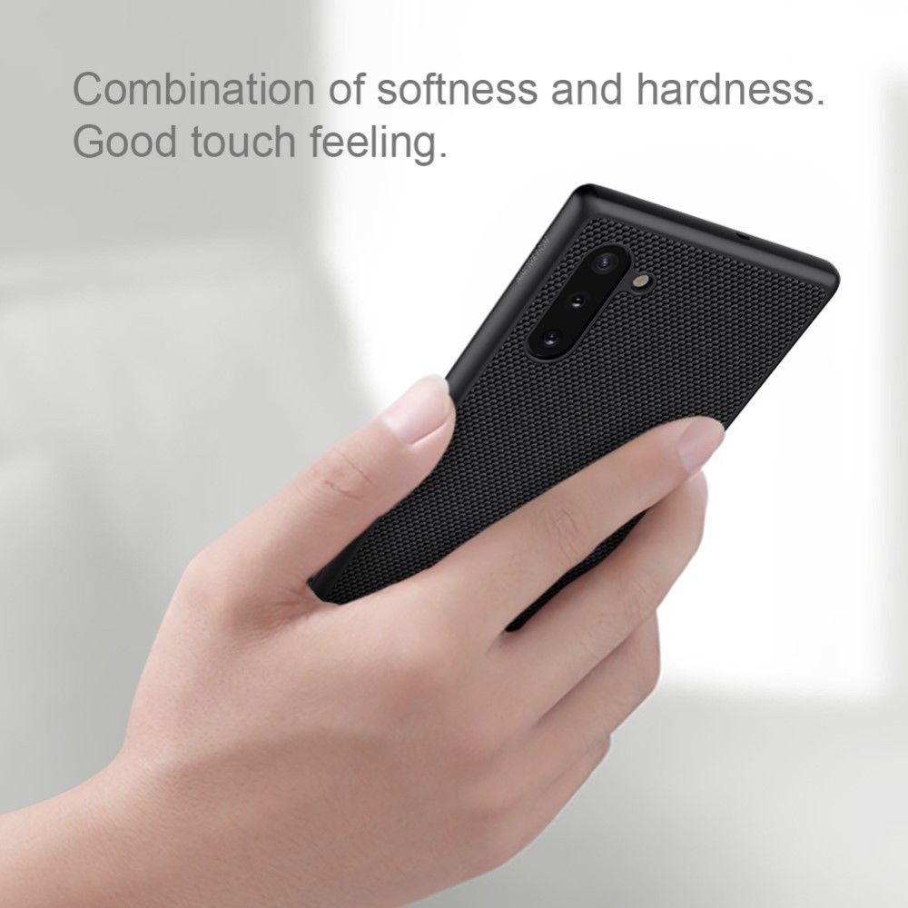 Nillkin Textured Hybride Samsung Galaxy Note 10 Hoesje Zwart afbeelding 8