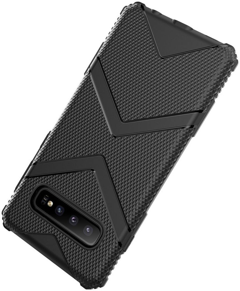 Samsung Galaxy S10 Plus TPU Shield Hoesje Zwart afbeelding 3
