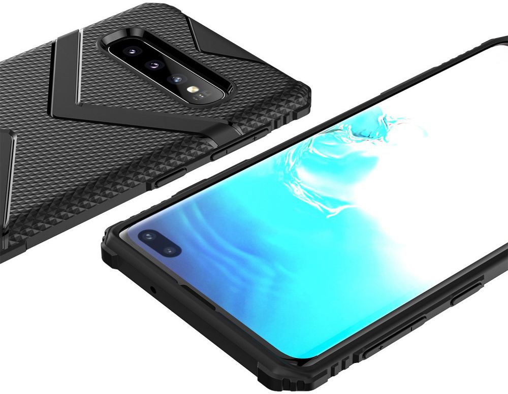 Samsung Galaxy S10 Plus TPU Shield Hoesje Zwart afbeelding 6
