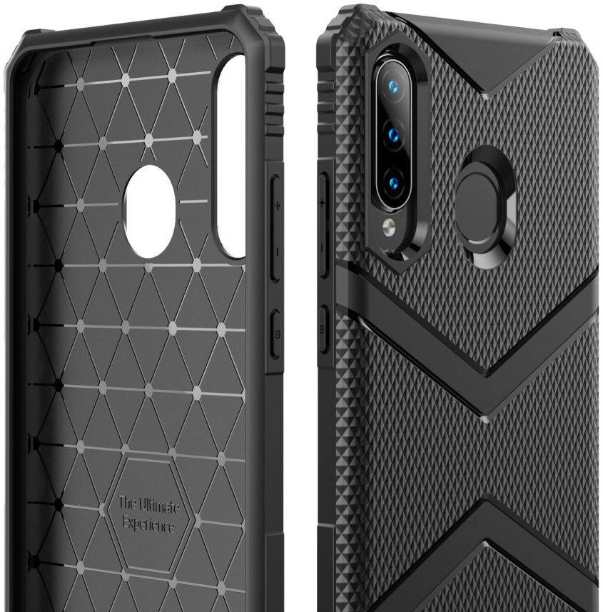 Huawei P30 Lite TPU Shield Hoesje Zwart afbeelding 4