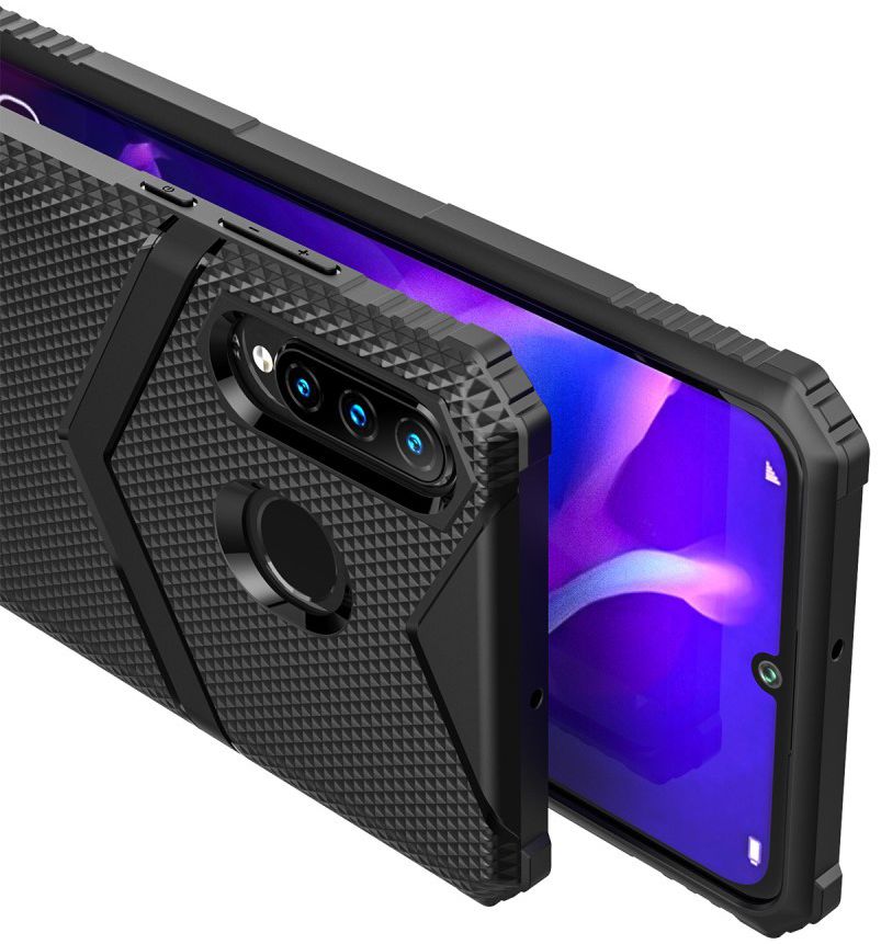 Huawei P30 Lite TPU Shield Hoesje Zwart afbeelding 5