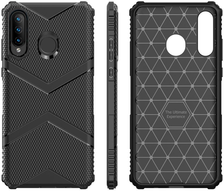 Huawei P30 Lite TPU Shield Hoesje Zwart afbeelding 7