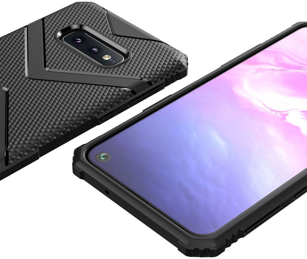 Samsung Galaxy S10E TPU Shield Hoesje Zwart afbeelding 6