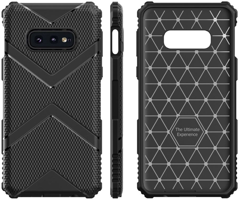 Samsung Galaxy S10E TPU Shield Hoesje Zwart afbeelding 7