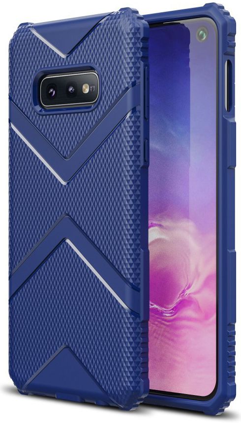 Samsung Galaxy S10E TPU Shield Hoesje Blauw afbeelding 1