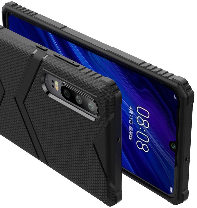 Huawei P30 TPU Shield Hoesje Zwart afbeelding 5