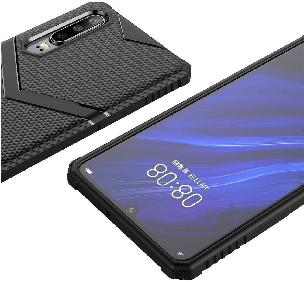 Huawei P30 TPU Shield Hoesje Zwart afbeelding 6