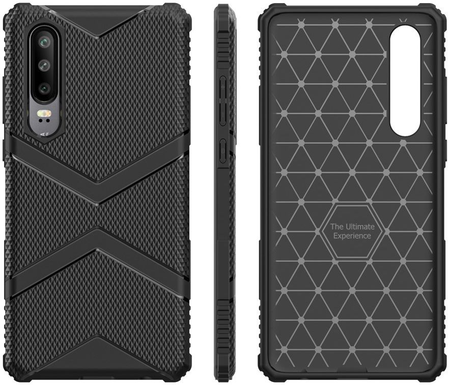 Huawei P30 TPU Shield Hoesje Zwart afbeelding 7