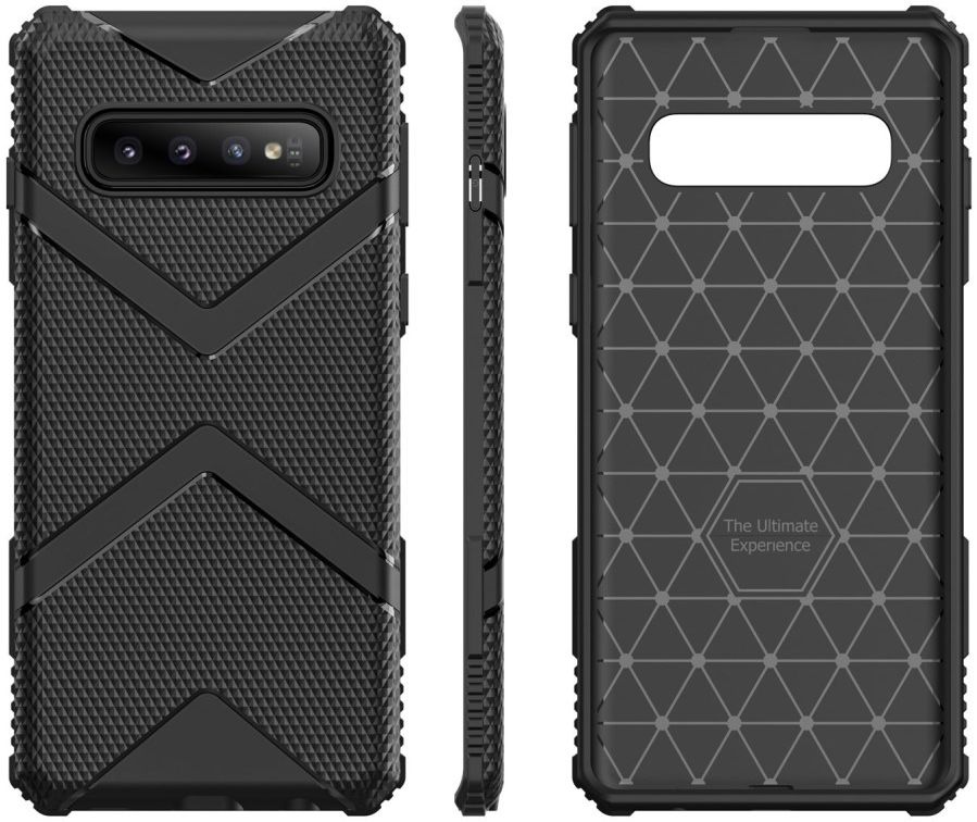 Samsung Galaxy S10 TPU Shield Hoesje Blauw afbeelding 7