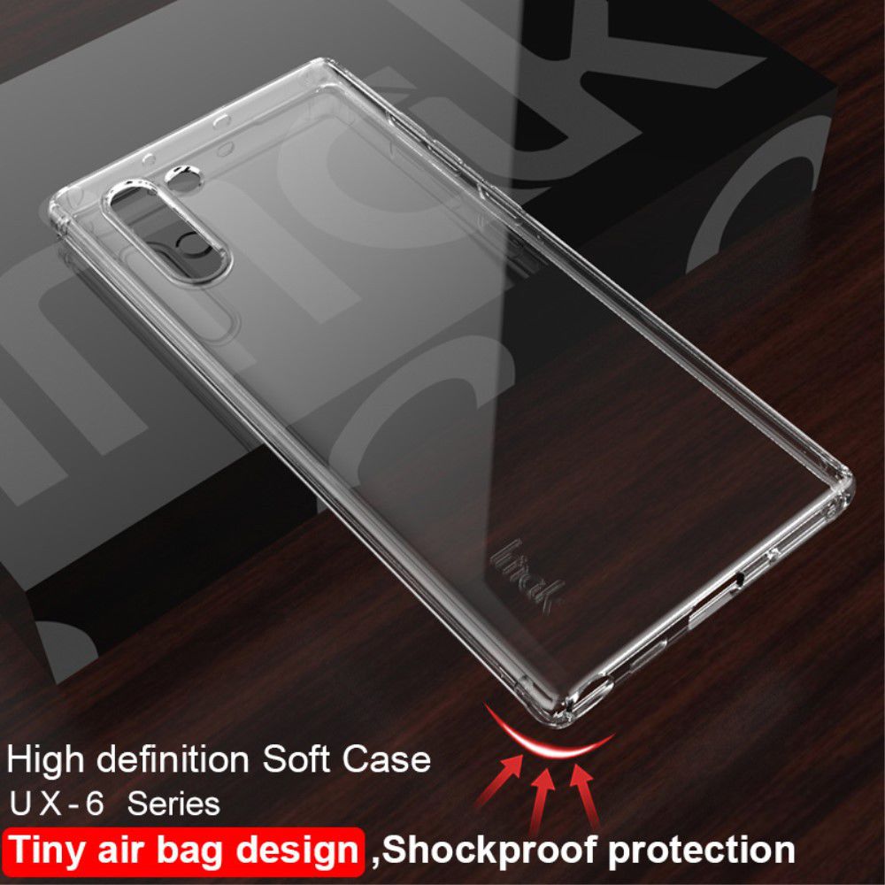 IMAK UX-6 Series Samsung Galaxy Note 10 Hoesje TPU Transparant afbeelding 5