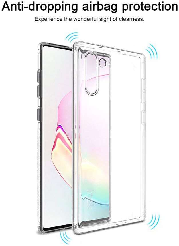 IMAK UX-6 Series Samsung Galaxy Note 10 Hoesje TPU Transparant afbeelding 4