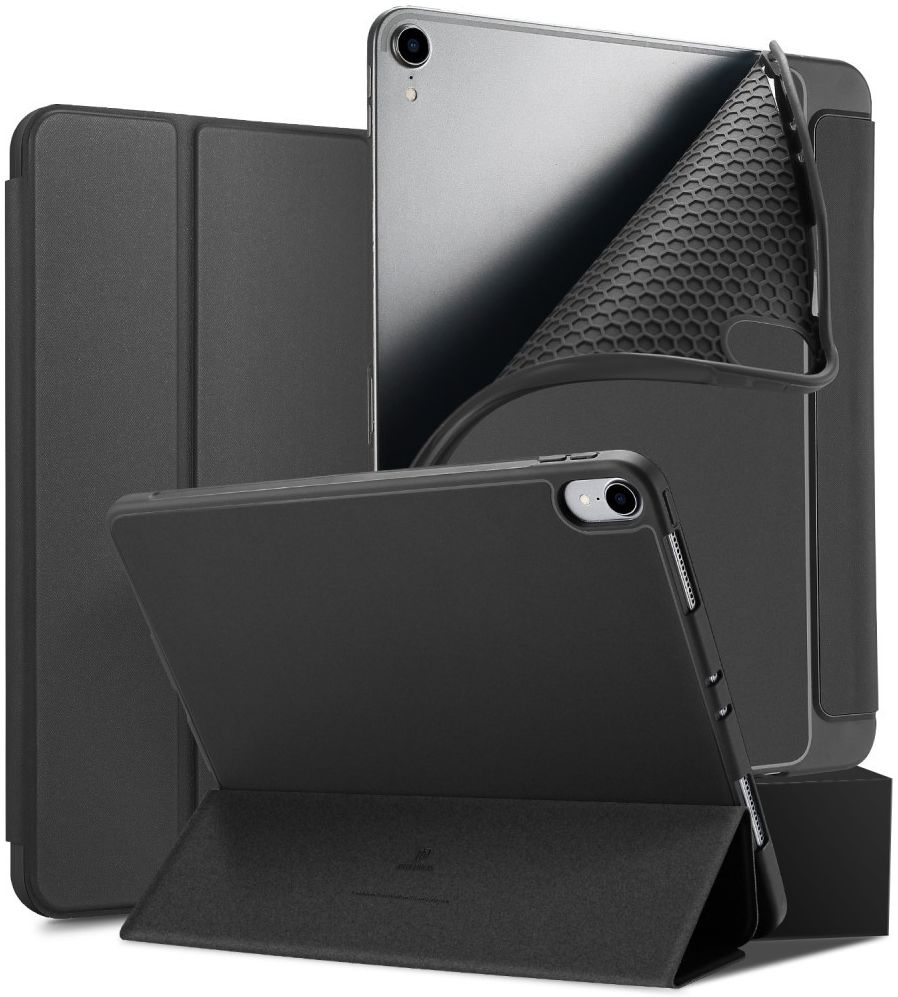 Dux Ducis Apple iPad Pro 11 (2018) Tri-fold Hoes Zwart afbeelding 6