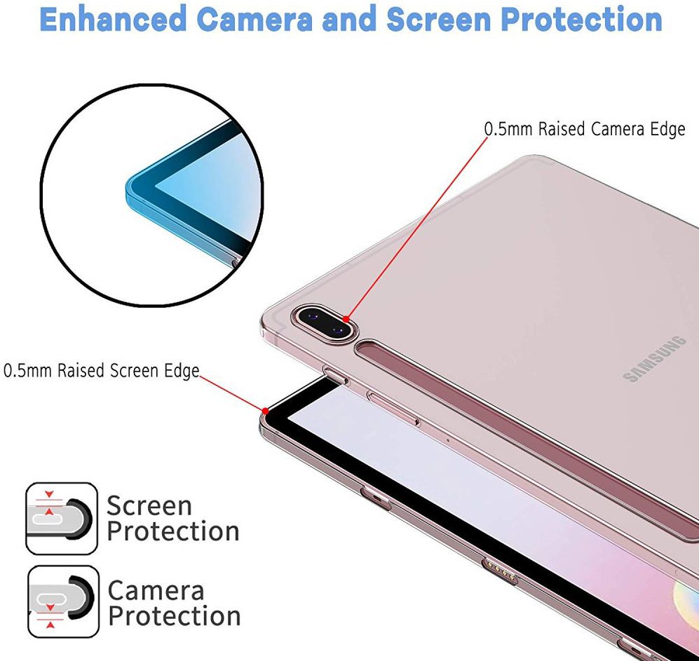 Samsung Galaxy Tab S6 Transparant Hoesje afbeelding 4