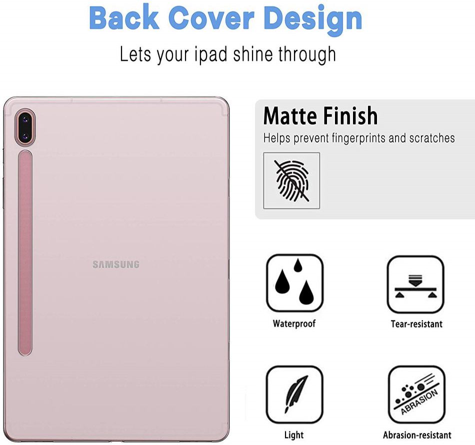 Samsung Galaxy Tab S6 Transparant Hoesje afbeelding 5