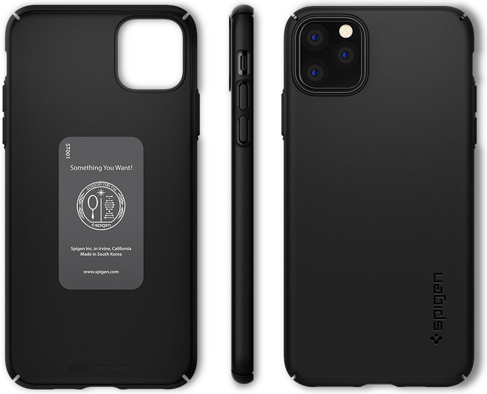 Spigen Thin Fit Air Apple iPhone 11 Pro Hoesje Zwart afbeelding 6