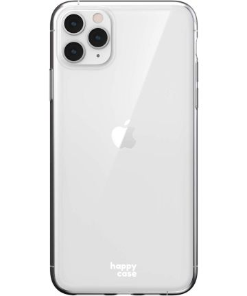 HappyCase iPhone 11 Pro Max Hoesje Flexibel TPU Clear Print Hoesjes