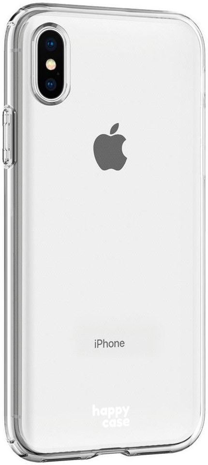 HappyCase Apple iPhone XS Flexibel TPU Hoesje Clear Print afbeelding 6