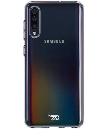 HappyCase Samsung Galaxy A50 Hoesje Flexibel TPU Clear Print Hoesjes