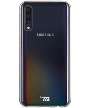 HappyCase Samsung Galaxy A70 Flexibel TPU Hoesje Clear Print Hoesjes