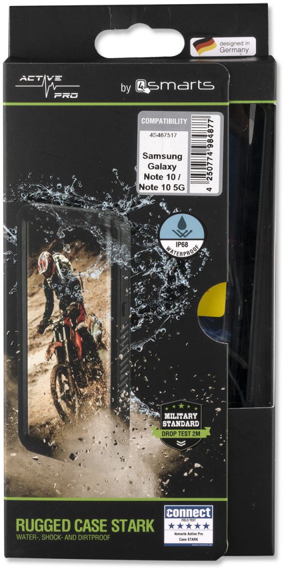 4smarts Active Pro STARK Waterbestendig Hoesje Galaxy Note 10 Zwart afbeelding 6