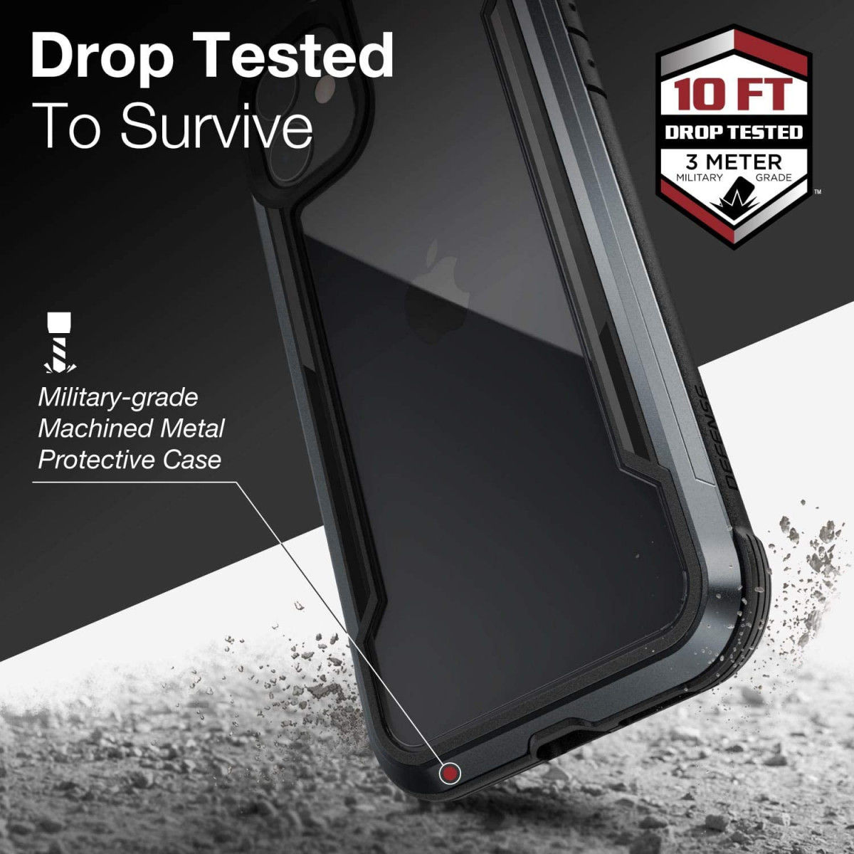 Raptic Shield Apple iPhone 11 Hoesje Militair Getest 3M Zwart afbeelding 13