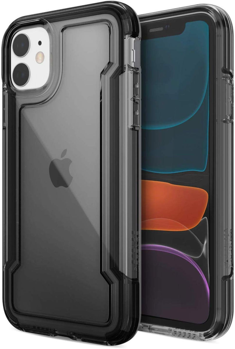 Raptic Clear Apple iPhone 11 Hoesje Transparant Zwart afbeelding 1