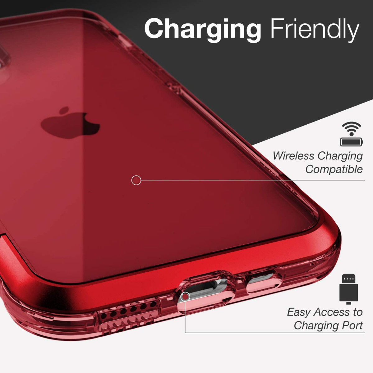 Raptic Air Apple iPhone 11 Pro Hoesje Rood afbeelding 13