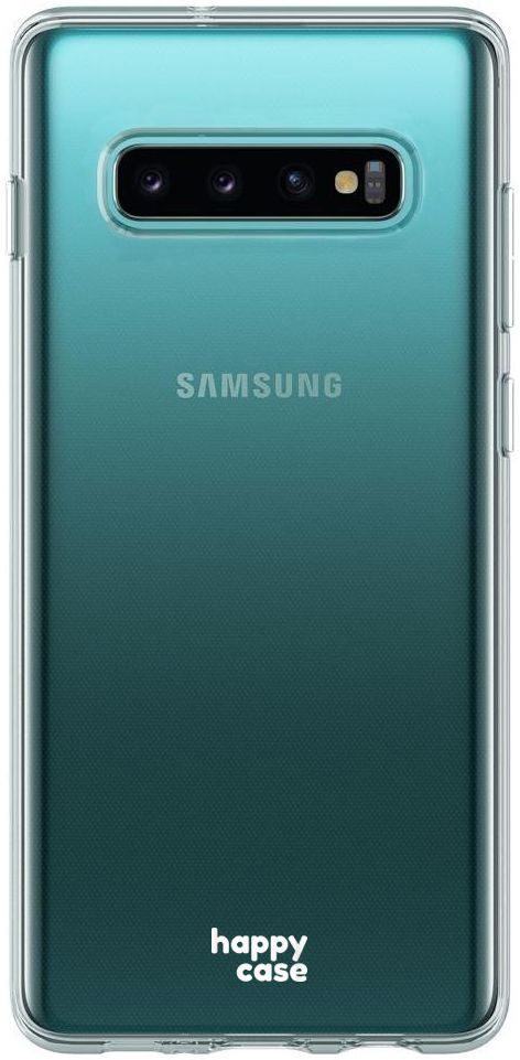 HappyCase Galaxy S10 Flexibel TPU Hoesje Clear Print afbeelding 1