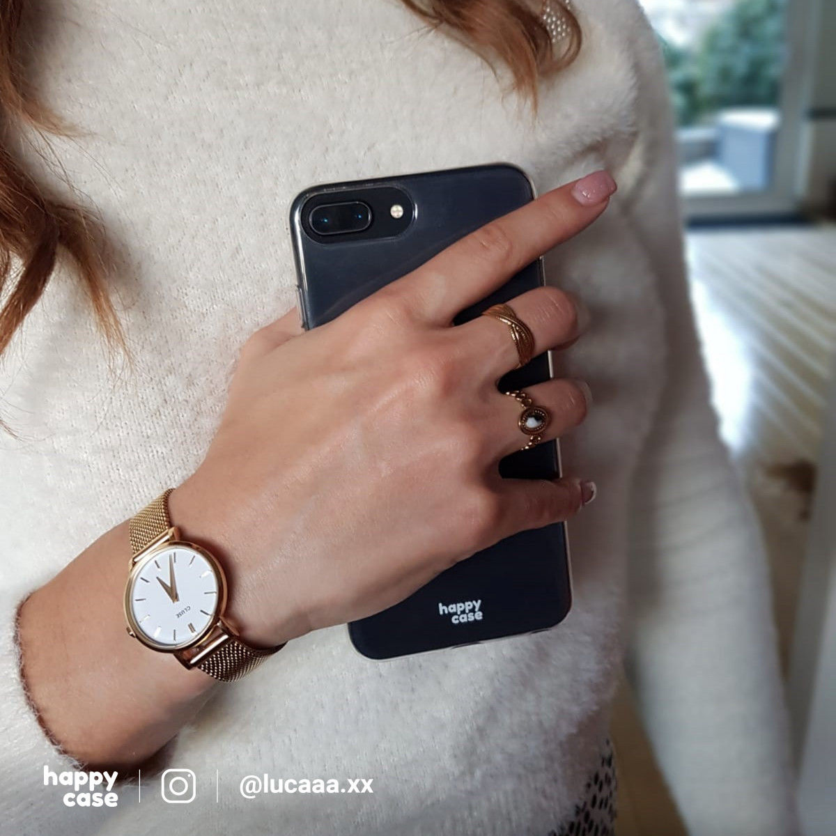 HappyCase Galaxy S10 Flexibel TPU Hoesje Clear Print afbeelding 3