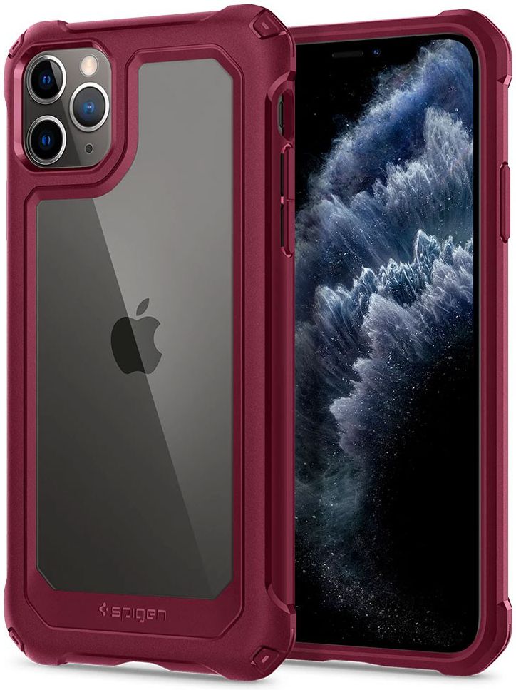 Spigen Gauntlet Apple iPhone 11 Pro Hoesje Rood afbeelding 1
