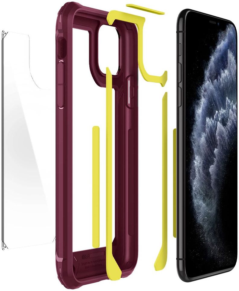 Spigen Gauntlet Apple iPhone 11 Pro Hoesje Rood afbeelding 7